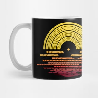 Vinyl Sunset DJ Mug